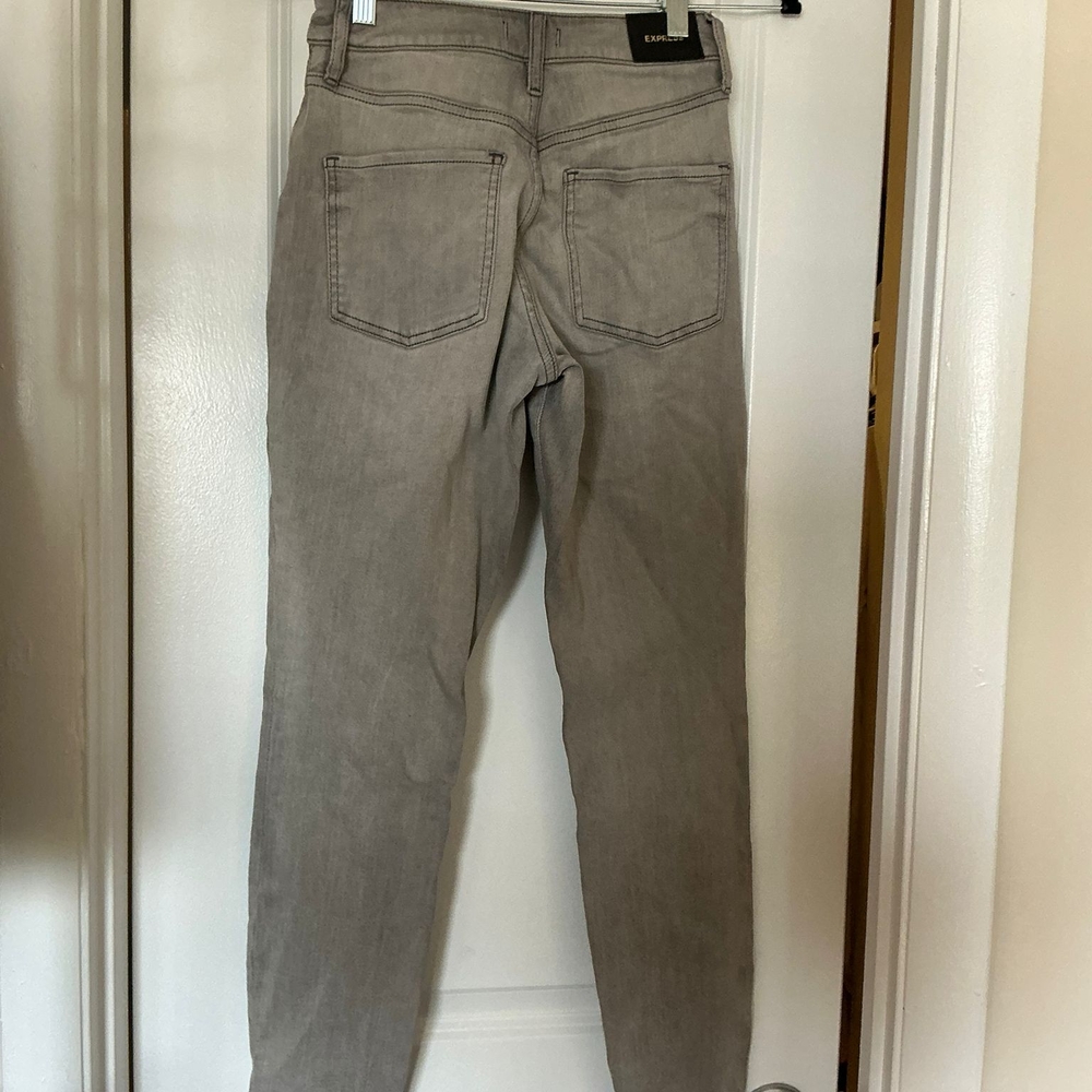 Women's Gray Jeans - Picture 2 of 3
